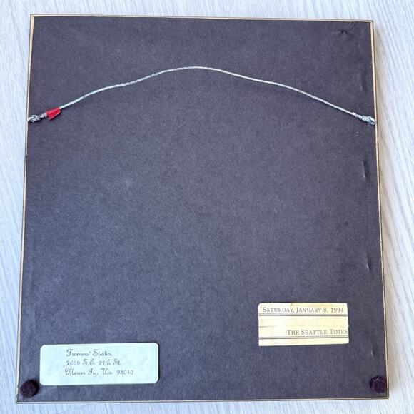 The Far Side by Gary Larson 1994 Seattle Times Newspaper Clip Framed 10.5"x9.5" - Picture 4 of 4